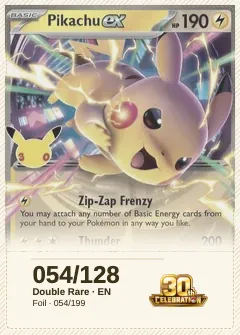 Pikachu ex, placeholder